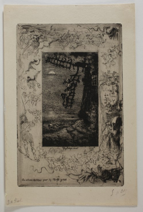 Félix BUHOT : Illustrations pour Le Chevalier Destouches de Barbey d’Aurevilly - 1878 Planche 5